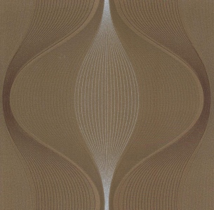 Vavex Trinity H66063 10,05×0,53m Vinylová luxusní tapeta hnědá, zlatá