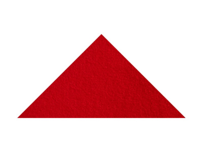 Marbet felt trojúhelník červený