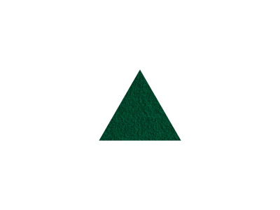 Marbet felt triangl tmavě zelený
