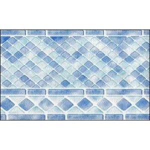 Vinylová bordura do vlhka 5 x 0,105 m 324b modrá