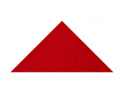 Marbet felt trojúhelník červený