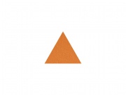 Marbet felt triangl oranžový